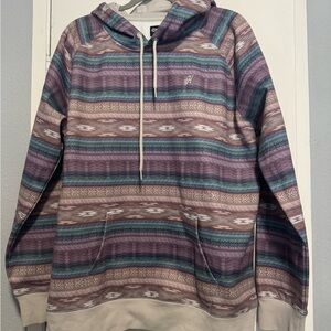 Hooey Multicolor Patterned Hoodie